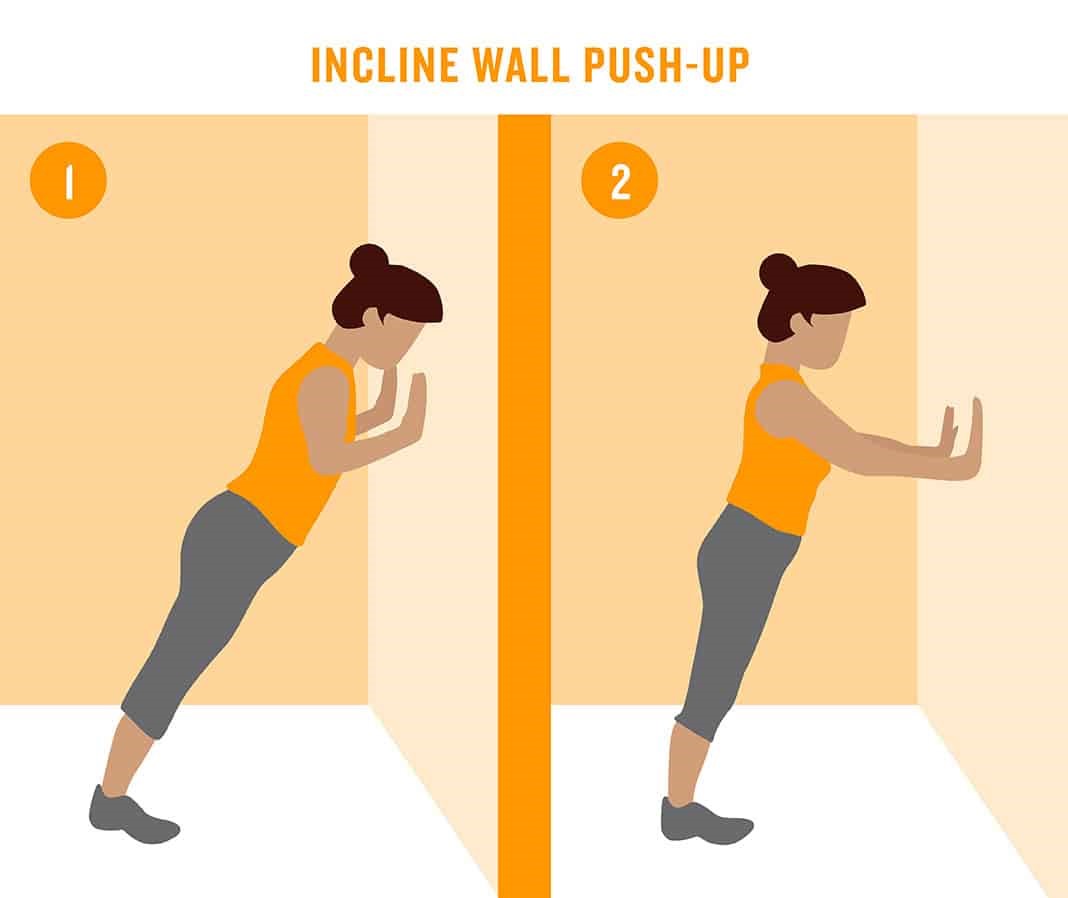 Wall Push-ups