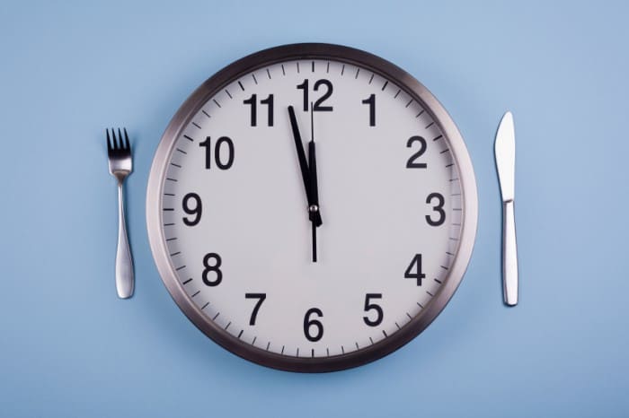Set and maintain a fixed timing to eat