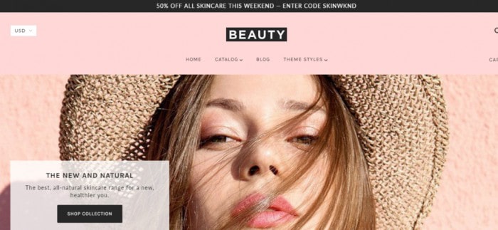 Shopify Beauty Theme