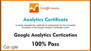 Google Analytics Certification