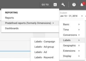 Dimensions Tab