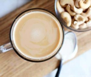 Creamy maple cashew coffee