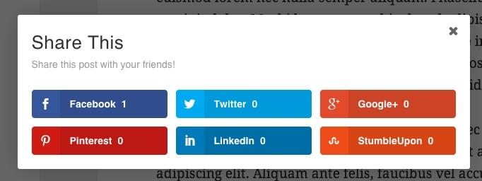 Add Social Sharing Buttons