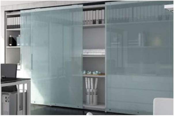 Movable Glass Cabinets