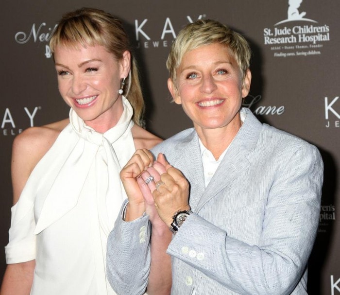 Ellen DeGeneres and Portia de Rossi