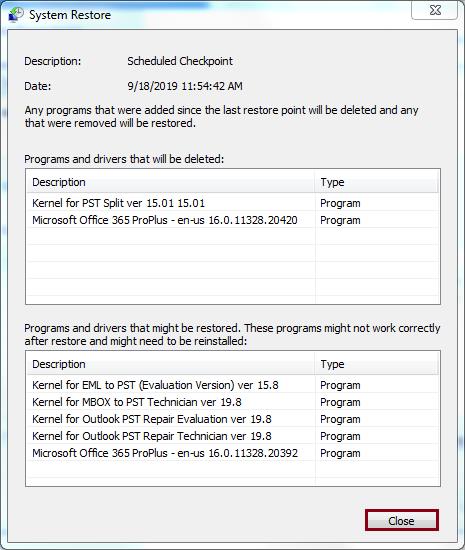 Programs and drivers