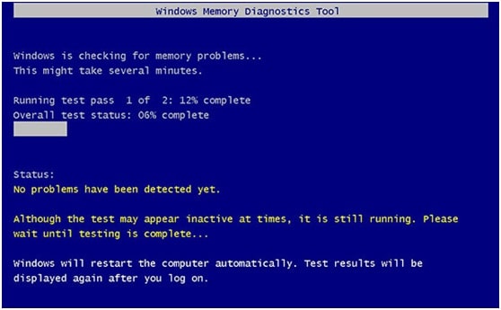 Run Windows Memory Check