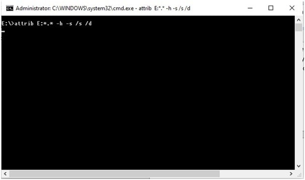 Command Prompt window