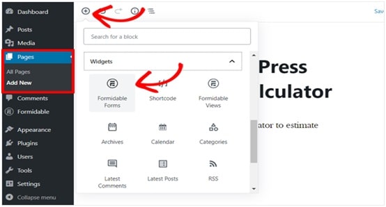 Adding a Simple Mortgage Calculator block