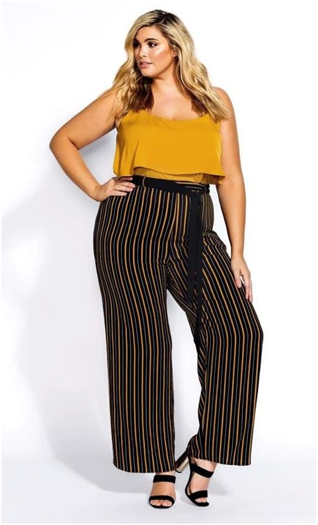 Statement pants with an all-season top