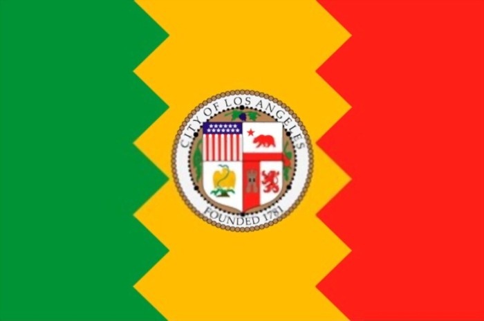History of the Los Angeles Flag