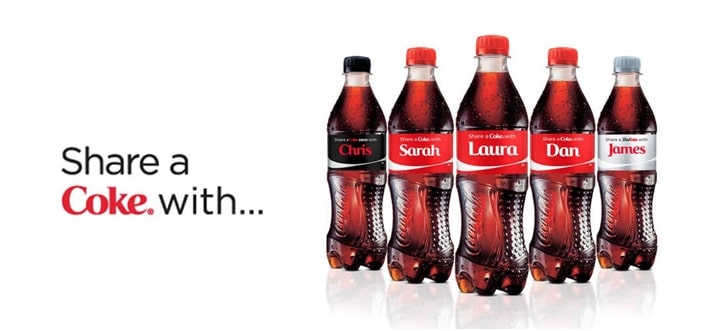 social media branding campaign from Coca Cola
