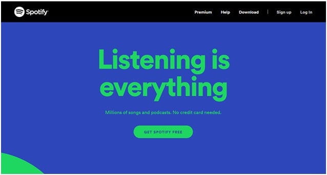 spotify-landing-page