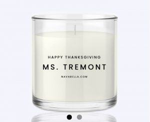 Monogram Glass Candle