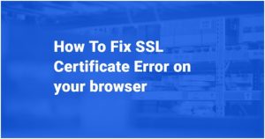 SSL Certificate Errors