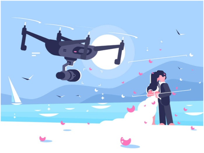 7 Tips for Using Drones for Wedding Videography