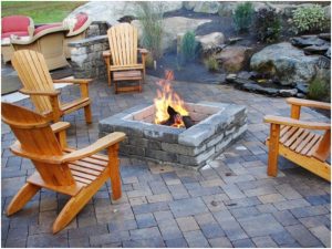 Outdoor Stone Fire Pit