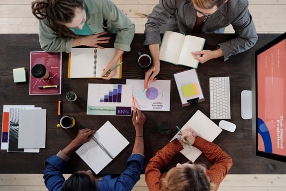 Colleagues in a meeting