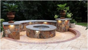 Outdoor Stone Fire