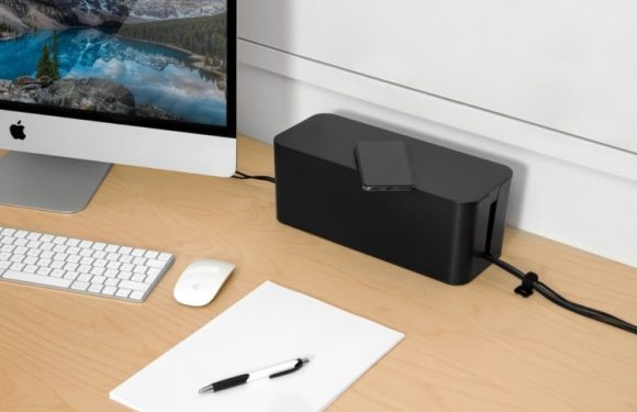 Cable Organizing Management Box for Under Desk